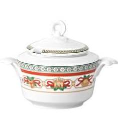 Hutschenreuther Louvre Weihnachtsservice: Zuckerdose f. 6 Personen 0,30 ltr. Hutschenreuther Louvre Weihnachtsservice: Zuckerdose f. 6 Personen 0,30 ltr.