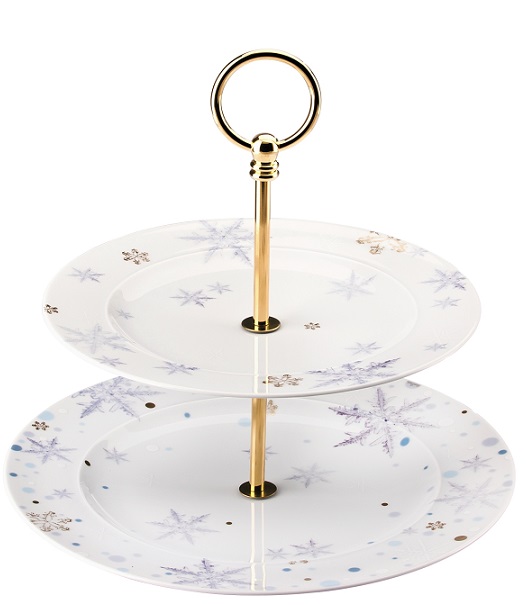Rosenthal Solitaire Snowflake: Etagere 2-tlg. 22 - 27 cm
