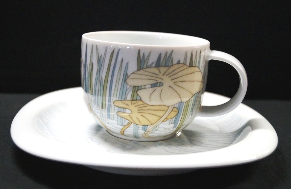 Rosenthal Suomi Roseau: Kaffeetasse 2-tlg. Rosenthal Suomi Roseau: Kaffeetasse 2-tlg.