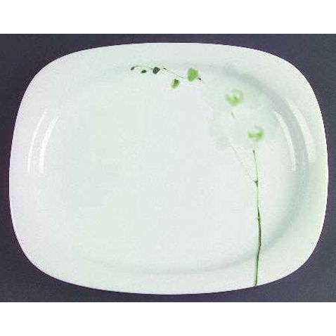 Rosenthal Suomi Rangoon - White Orchid: Platte 38 cm (38 x 30,5 cm) Rosenthal Suomi Rangoon - White Orchid: Platte 38 cm (38 x 30,5 cm)