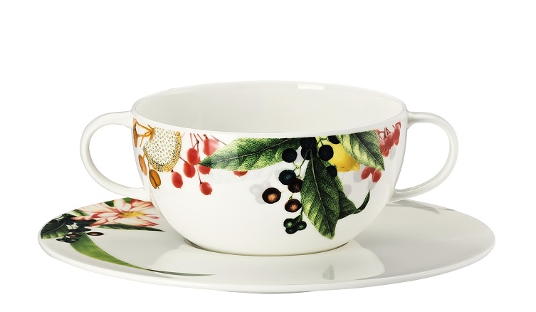 Rosenthal Brillance Les fruits du Jardin: Suppentasse 2-tlg. - 0,37 ltr. / UT = 18,5 cm