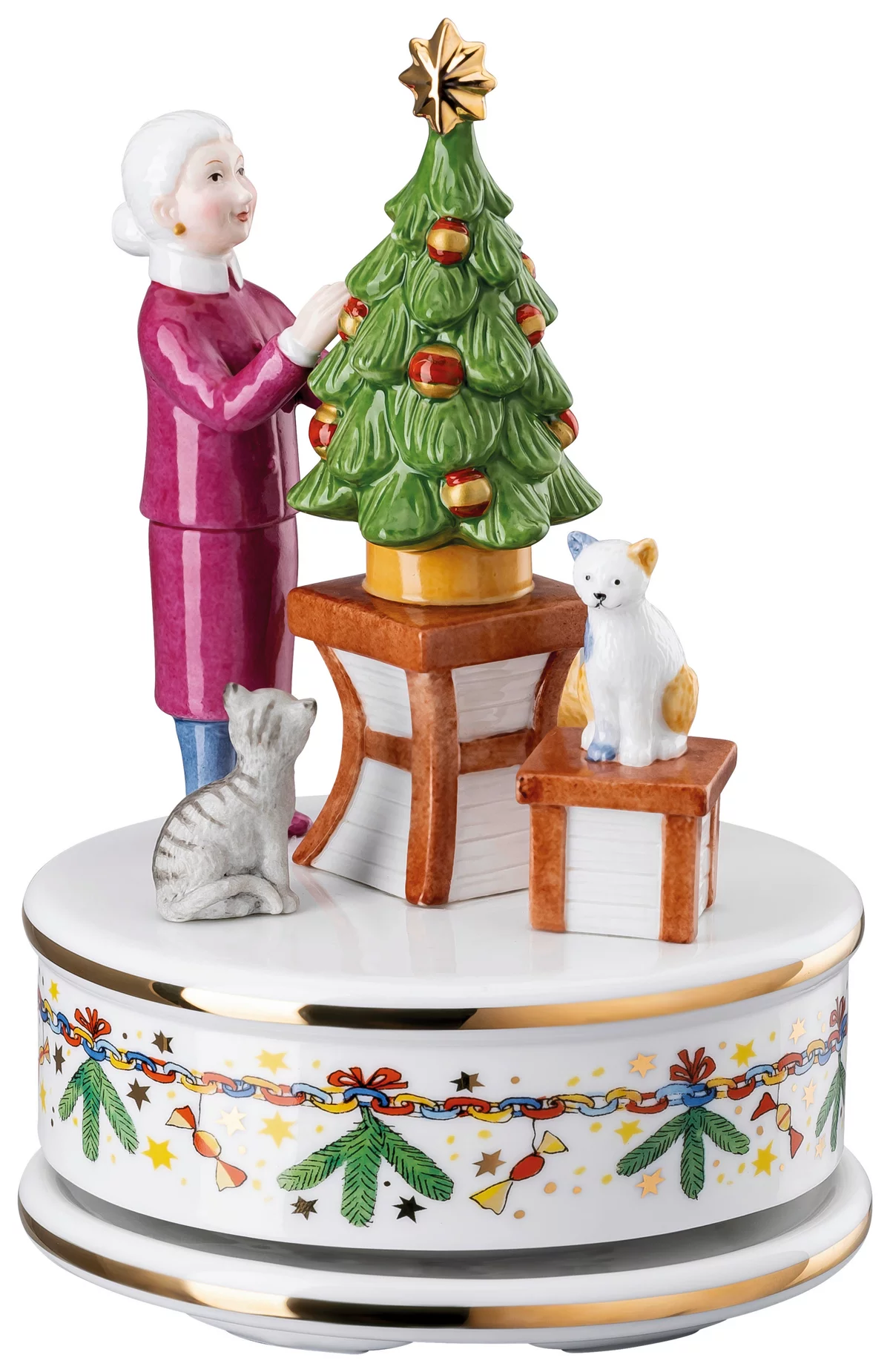Hutschenreuther Sammelkollektion 2024 Weihnachtsleuchten: Spieluhr - 17 cm - limitiert auf 999 Expl.