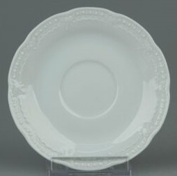 Hutschenreuther Viktoria weiss - weiß: Tee-Untertasse 15,5 cm