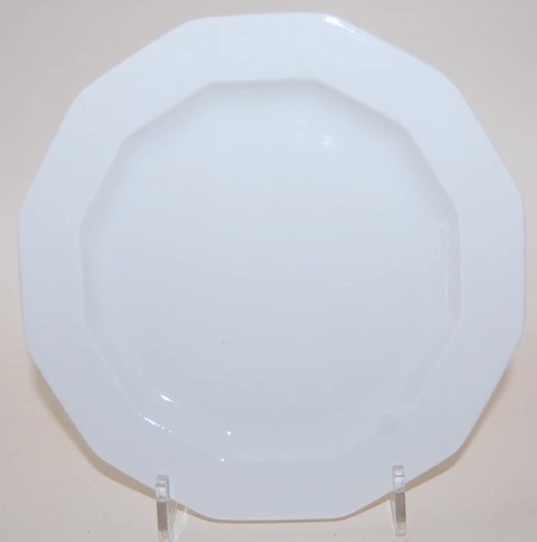 Rosenthal Polygon weiss - Weiß: Brotteller 17,5 cm mit breiterer Fahne (Rand) 