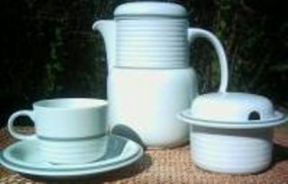 Thomas Corda dunkelgrauer Streifen: Kaffeekanne für 6 Personen
