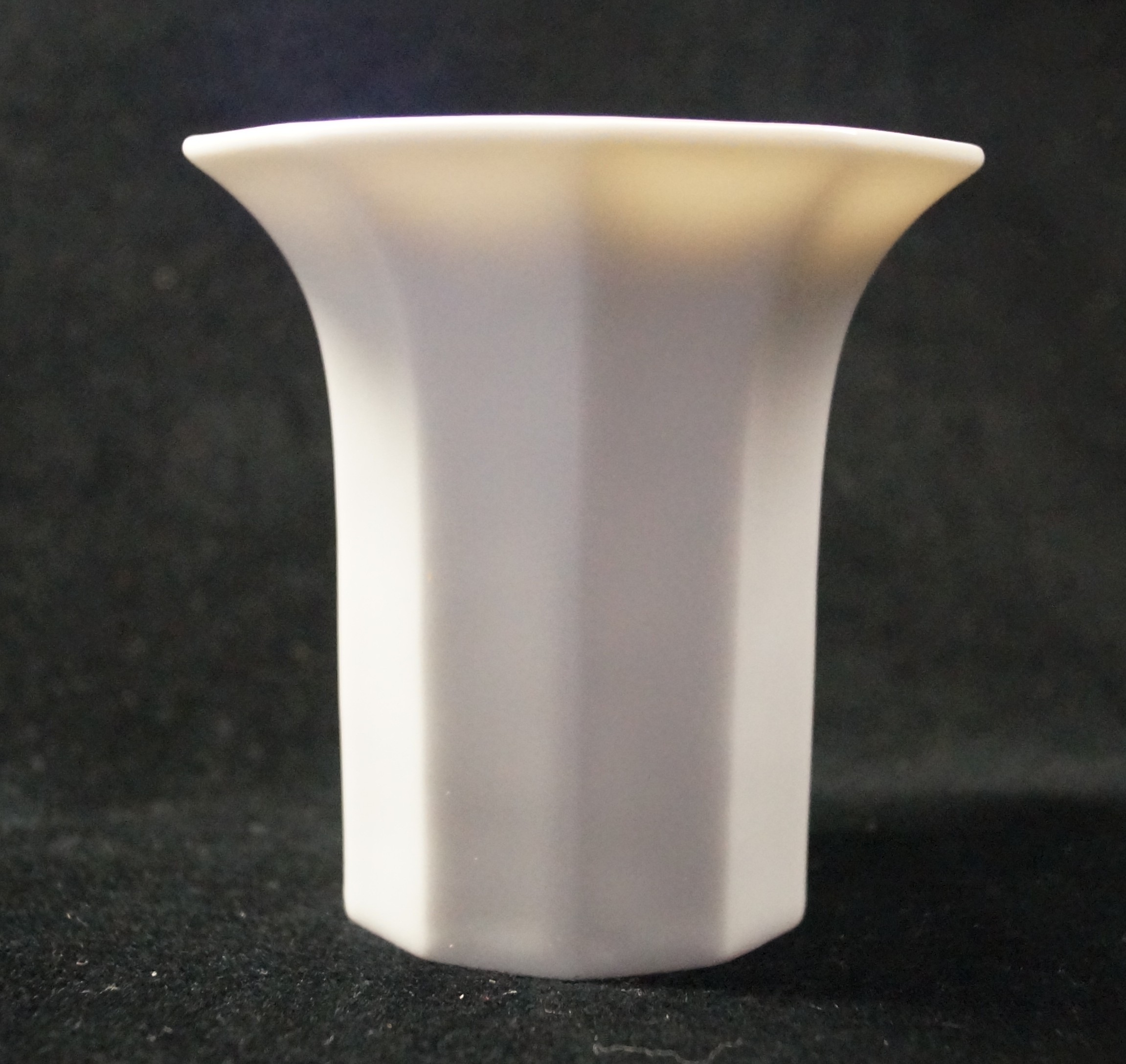 Rosenthal Polygon Weiss - Weiß: Kerzenleuchter 8 cm