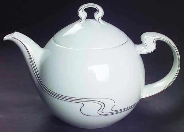 Rosenthal Asimmetria Weissgold: Teekanne für 6 Personen - 1,38 ltr.