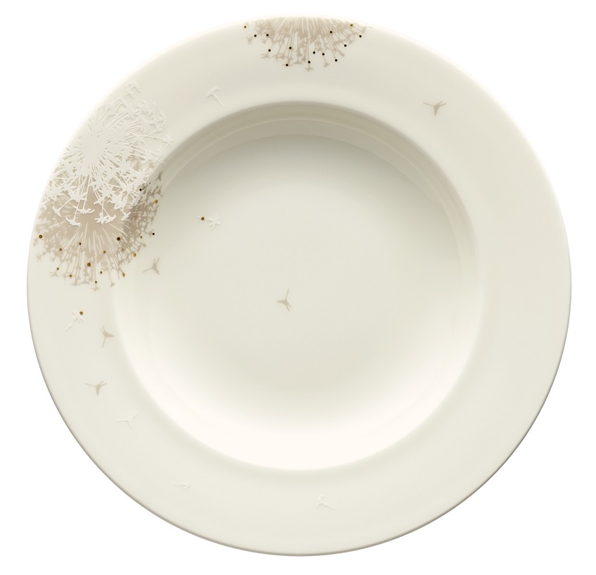 Rosenthal Curve Dandelion: Suppenteller 23 cm Rosenthal Curve Dandelion: Suppenteller 23 cm