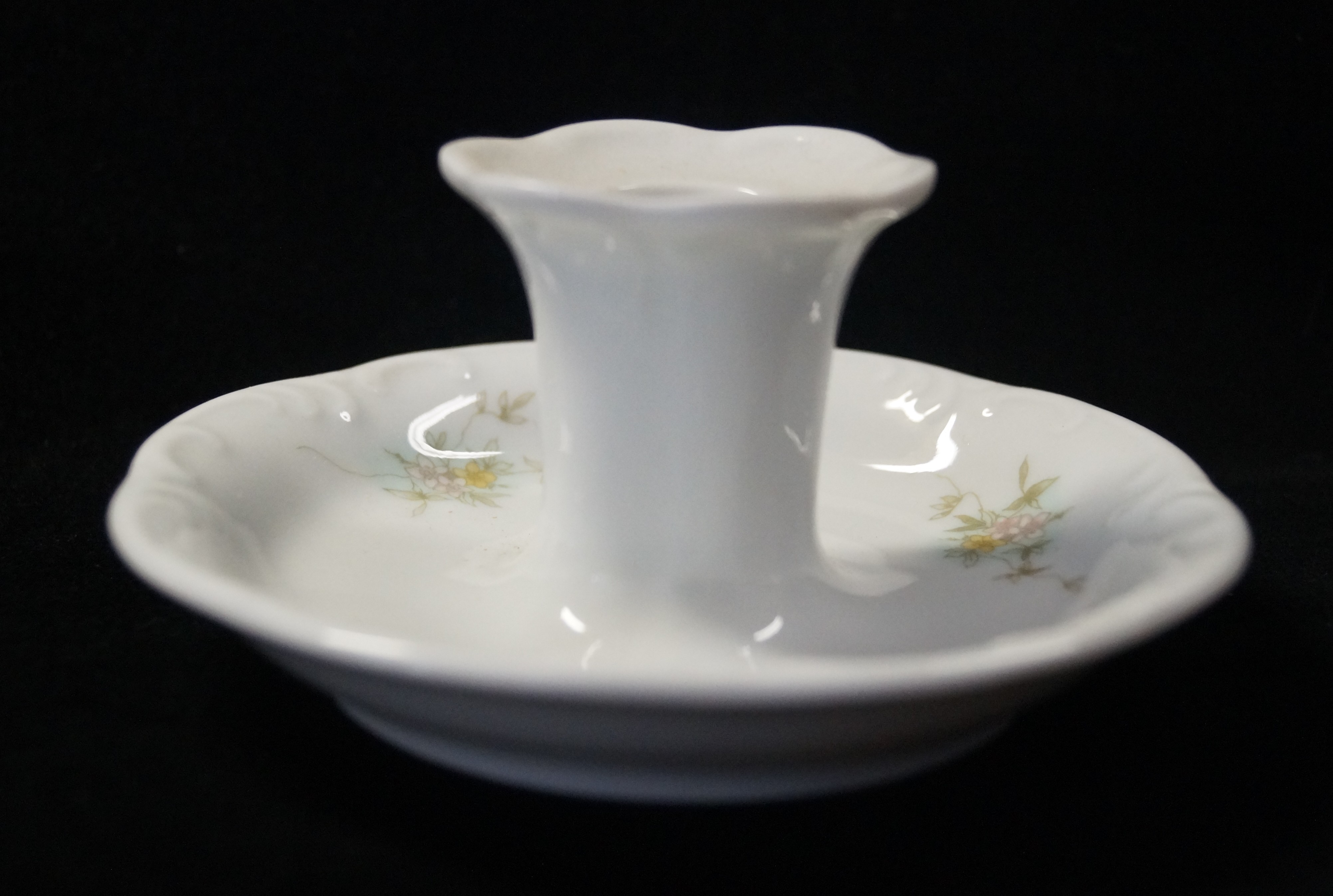 Rosenthal Monbijou Grüne Ranke: Leuchter nieder H = 5 cm