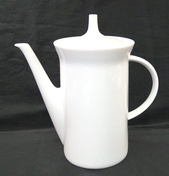 Rosenthal Berlin Weiss: Kaffeekanne für 6 Pers., 1,15 ltr. Rosenthal Berlin Weiss: Kaffeekanne für 6 Pers., 1,15 ltr.
