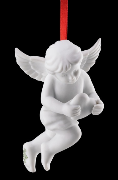 Rosenthal Schutzengel: Engel mit Herz 7 cm