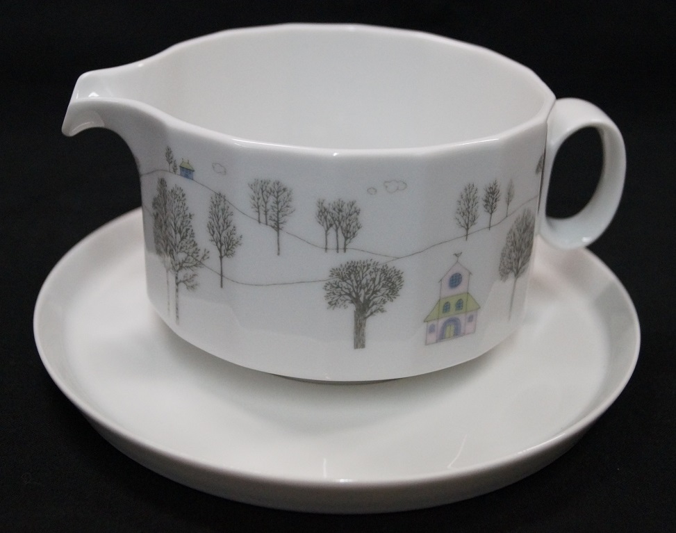 Rosenthal Polygon Winterreise: Sauciere 2-tlg. UT = 17,5 cm Rosenthal Polygon Winterreise: Sauciere 2-tlg. UT = 17,5 cm