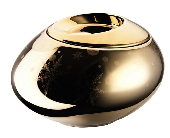 Rosenthal Solitaire Snowflake: Magic-Box ⌀ = 14 cm Gold Rosenthal Solitaire Snowflake: Magic-Box ⌀ = 14 cm Gold