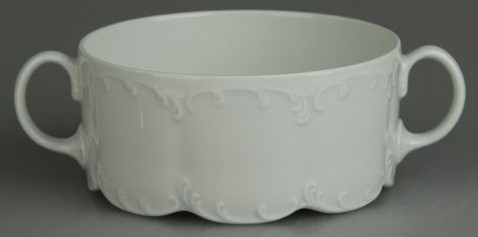 Rosenthal Monbijou Weiss - Weiß: Suppen-Obertasse 0,32 ltr.