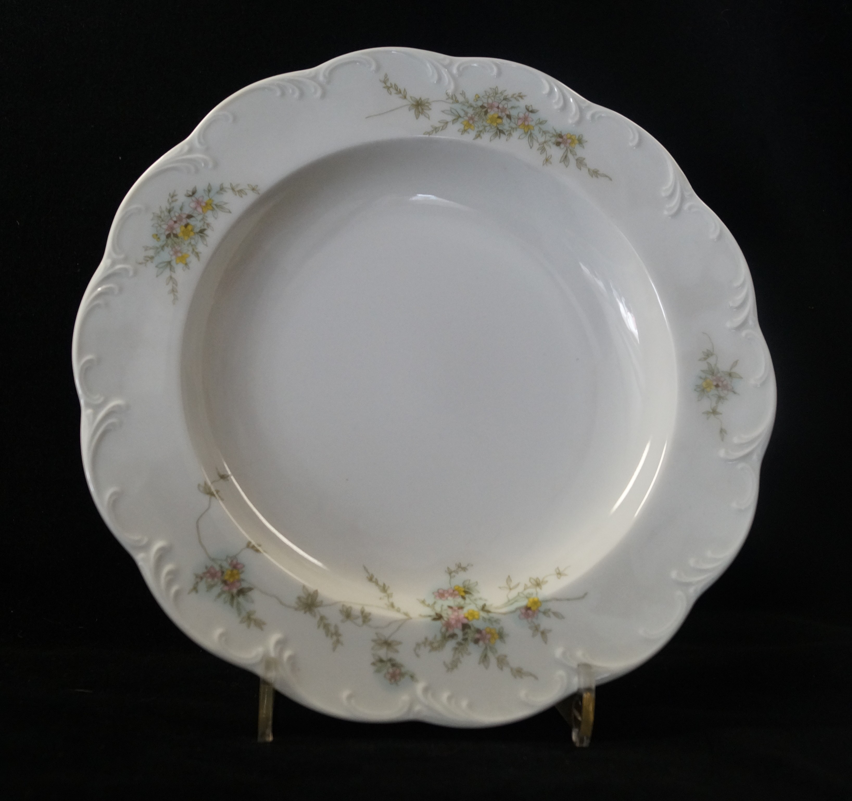 Rosenthal Monbijou Grüne Ranke: Suppenteller 23 cm