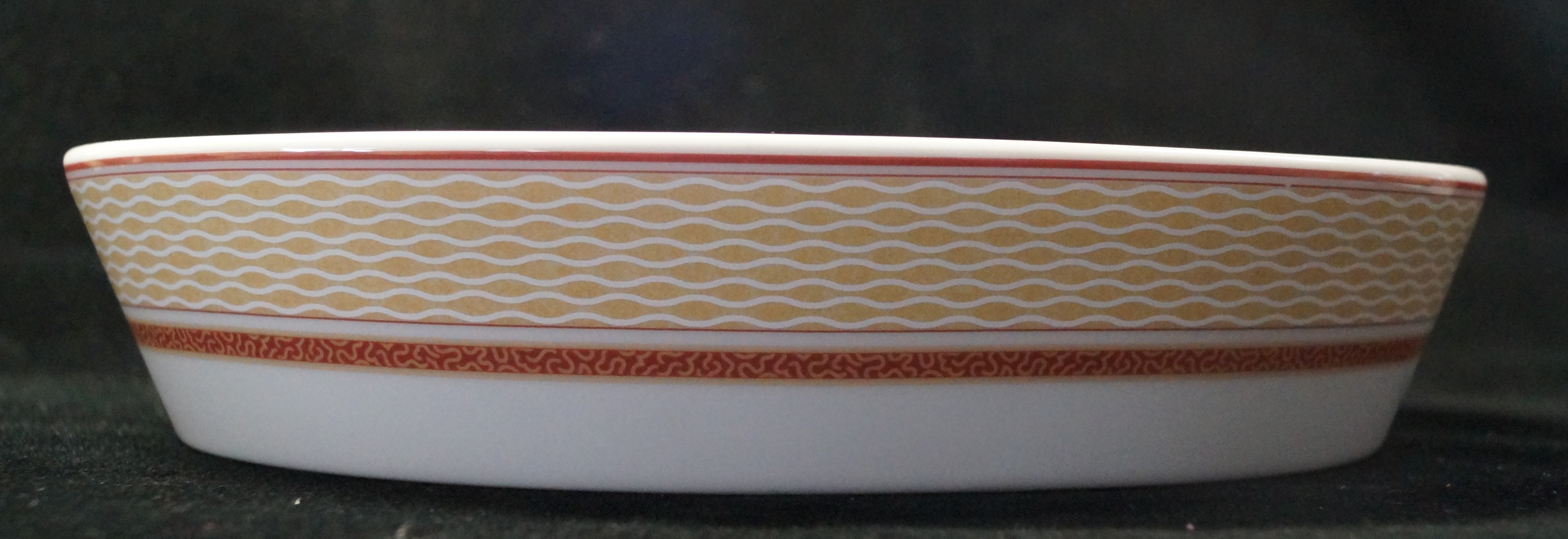 Hutschenreuther Medley New England: Auflaufform / Lasangne / Desserts - feuerfest - 23,5 x 14,5 cm - H= 5 cm