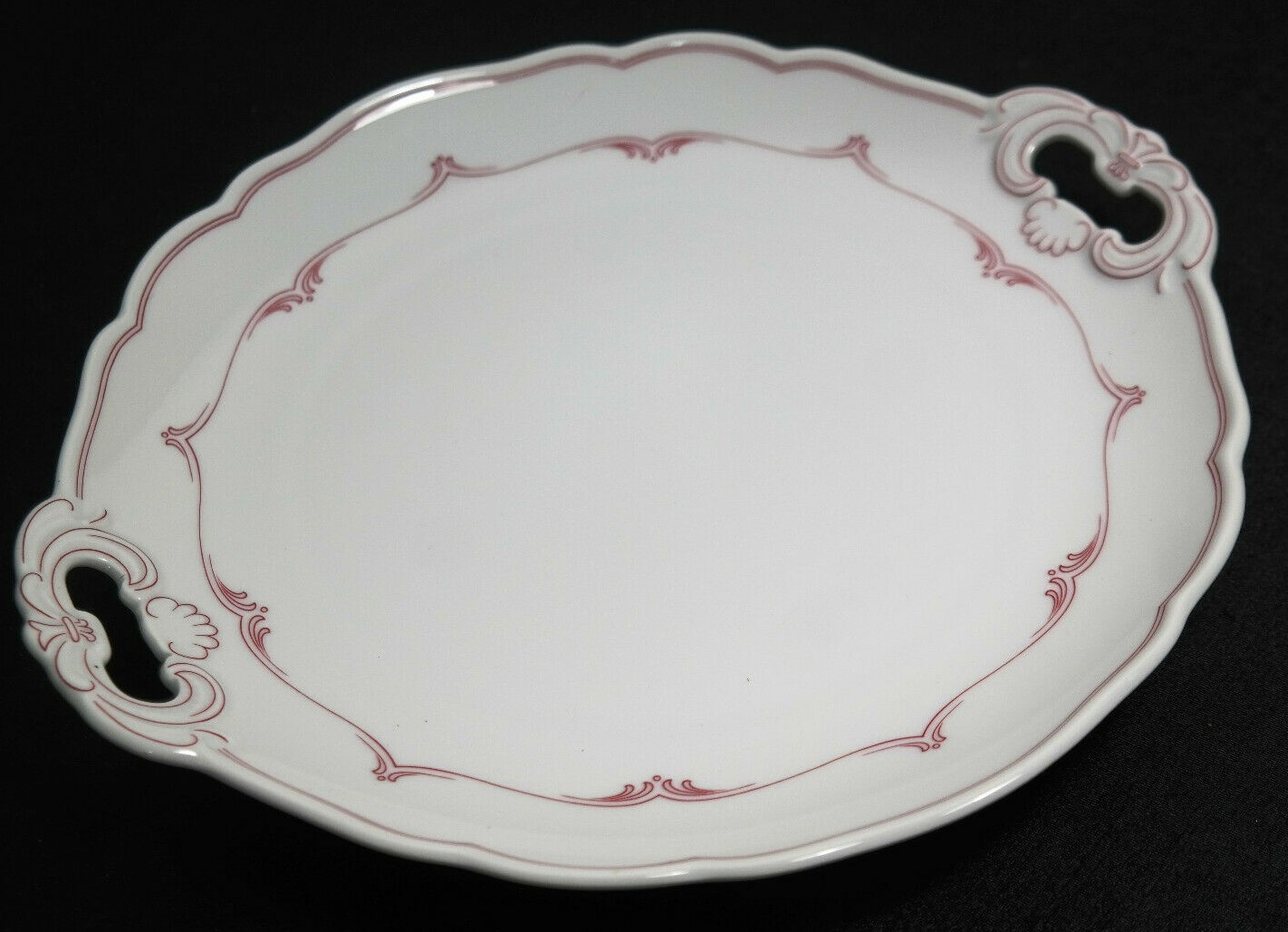 Hutschenreuther Maria Theresia Mainau: Kuchenplatte rund m. Griffen 29 cm
