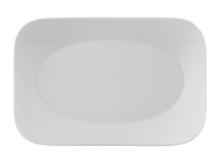 Rosenthal Free Spirit Weiss: Platte 27 cm rechteckig (27 x 18 cm)