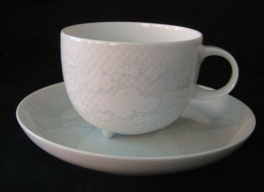 Rosenthal Century Cumulus: Kaffeetasse 2-tlg. 0,20 ltr. UT = 14,5 cm
