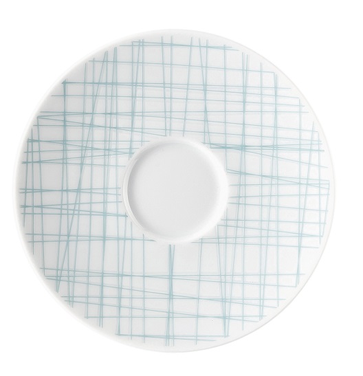 Rosenthal Mesh Line Aqua: Espresso-Untertasse 12 cm Rosenthal Mesh Line Aqua: Espresso-Untertasse 12 cm