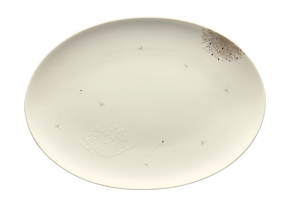 Rosenthal Curve Dandelion: Platte 30 cm (31 x 23 cm)