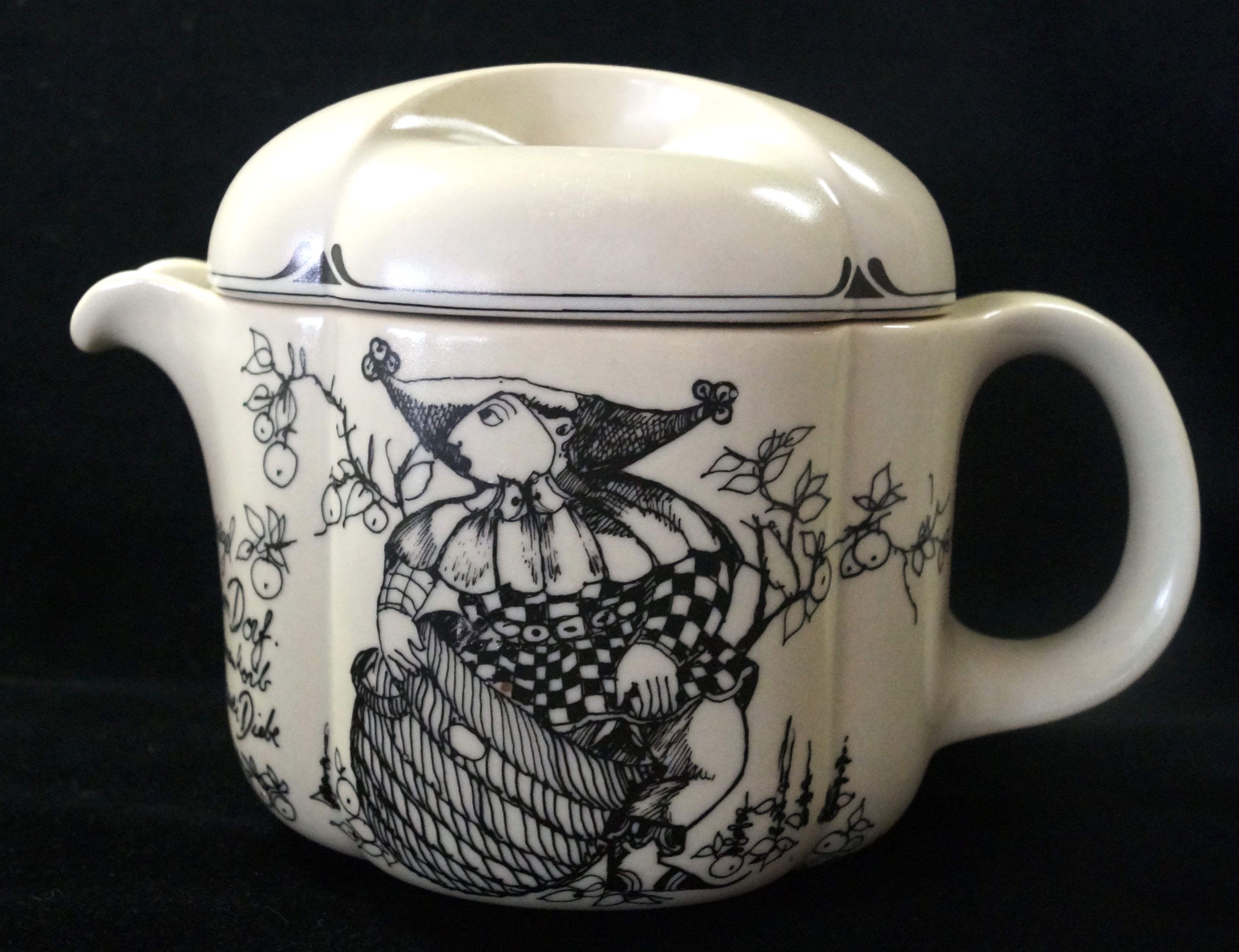 Rosenthal Form ohne Namen Till Eulenspiegel: Teekanne f. 6 Pers. 1,20 ltr.