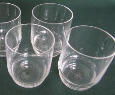 Rosenthal Duo - klar, 1 Stufe im Kelch: Schnapsglas H = 6,2 cm Durchmesser = 4,5 cm