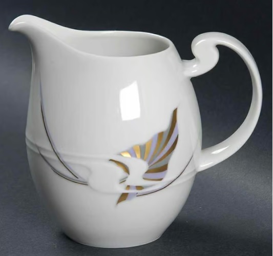 Rosenthal Asimmetria Goldblume: Milchkännchen für 2 Personen / klein Rosenthal Asimmetria Goldblume: Milchkännchen für 2 Personen / klein