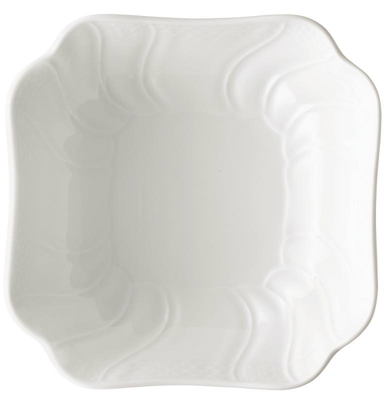 Hutschenreuther Dresden Weiss - Weiß: Schüssel 26 cm (diagonal gemessen) eckig 1,55 ltr.