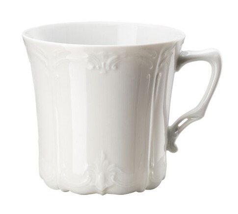 Hutschenreuther Baronesse Weiss: Kaffeetasse 2-tlg. 0,20 lt. UT = 15 cm