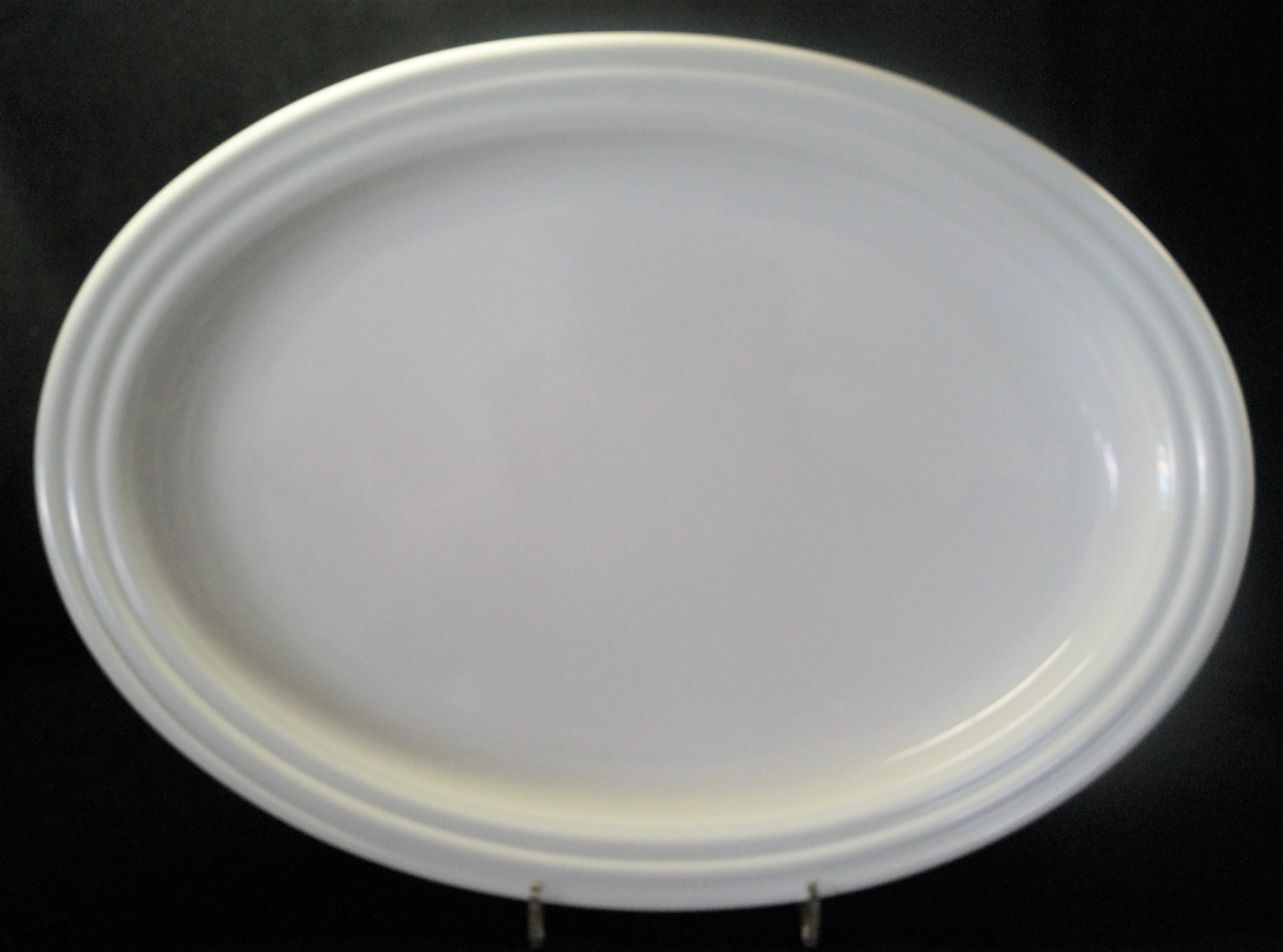 Rosenthal Cupola Weiss - Weiß: Platte 43 cm (42,5 x 30,5 cm) (=Buffet-/Fischplatte)