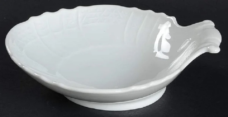 Hutschenreuther Dresden Weiss - Weiß: Blattschale 18 x 17 cm