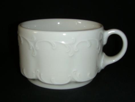 Rosenthal Monbijou Weiss - Hotel: Espresso-/Mokka-Obertasse h = 4,5 cm Ø = 7 cm