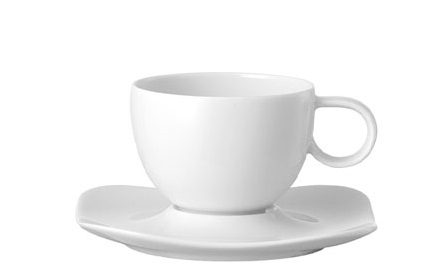 Rosenthal Free Spirit Weiss: Espressotasse 2-tlg. 0,09 ltr. UT = 10,5 cm Rosenthal Free Spirit Weiss: Espressotasse 2-tlg. 0,09 ltr. UT = 10,5 cm