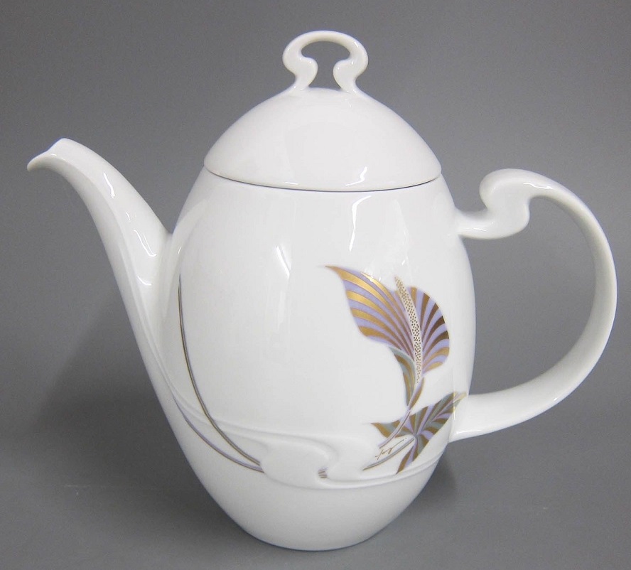 Rosenthal Asimmetria Goldblume: Kaffeekanne f. 6 Pers. Rosenthal Asimmetria Goldblume: Kaffeekanne f. 6 Pers.