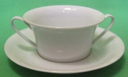 Rosenthal Idillio Weiss - Weiß: Suppentasse 2-tlg. 0,28 ltr UT = 17,5 cm Rosenthal Idillio Weiss - Weiß: Suppentasse 2-tlg. 0,28 ltr UT = 17,5 cm