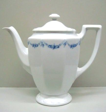 Rosenthal Maria Rosenkante Blau: Kaffekanne f. 6 Personen 1,08 ltr.