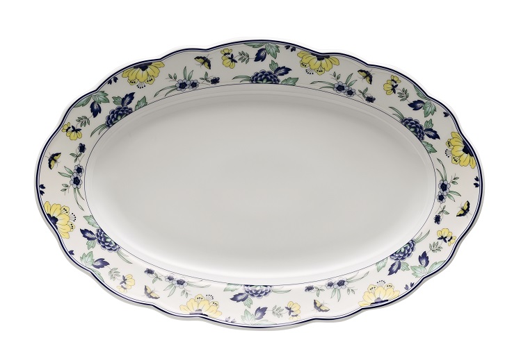Hutschenreuther Maria Theresia Papillon: Platte oval 38 cm Hutschenreuther Maria Theresia Papillon: Platte oval 38 cm