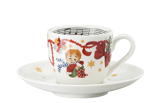 Hutschenreuther Sammelserie Weihnachtslieder - Lasst uns froh und Munter sein: Espressotasse 2-tlg. 0,08 ltr. - UT = 12 cm Hutschenreuther Sammelserie Weihnachtslieder - Lasst uns froh und Munter sein: Espressotasse 2-tlg. 0,08 ltr. - UT = 12 cm