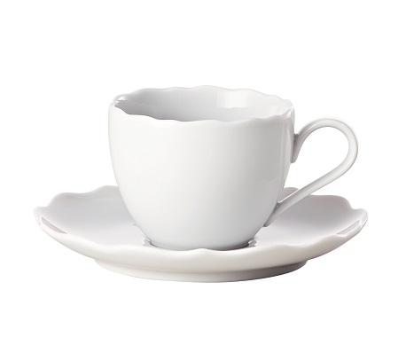 Hutschenreuther Ann Marie Weiss: Espressotasse 2-tlg. 0,10 ltr. Ut = 12,5 cm