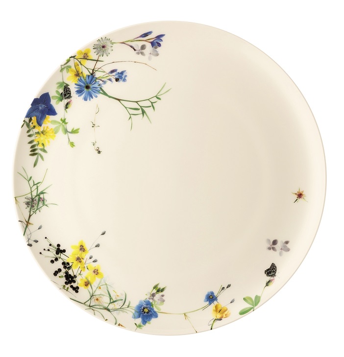 Rosenthal Brillance Fleurs des Alpes: Speiseteller 27 cm Coup Rosenthal Brillance Fleurs des Alpes: Speiseteller 27 cm Coup