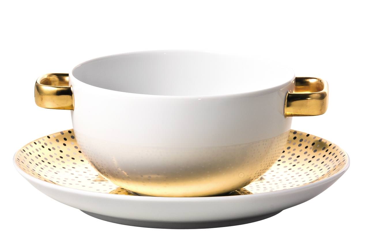 Rosenthal Moon Sun Moon Stars Day: Suppentasse 2-tlg. 0,30 ltr. UT = 16,5 cm Rosenthal Moon Sun Moon Stars Day: Suppentasse 2-tlg. 0,30 ltr. UT = 16,5 cm