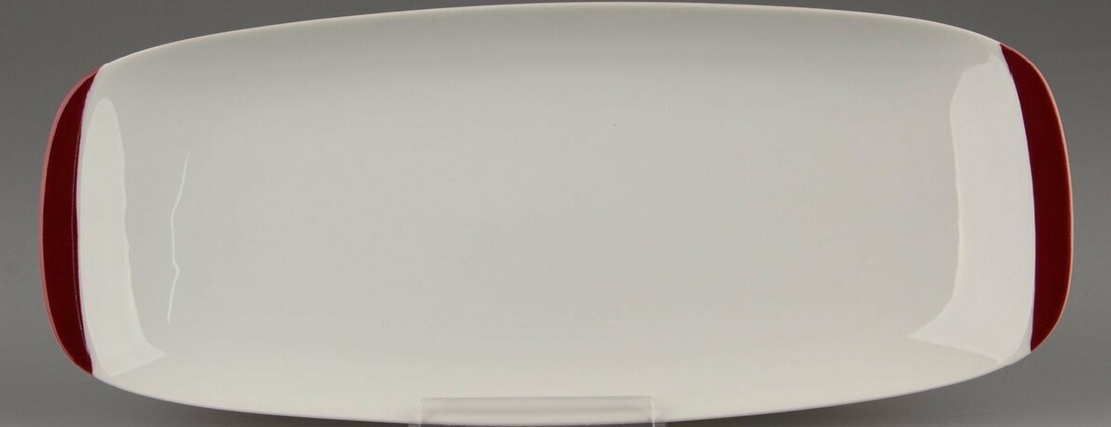 Rosenthal Berlin secunda Purpur: Platte rechteckig 26,8 x 11 cm Rosenthal Berlin secunda Purpur: Platte rechteckig 26,8 x 11 cm