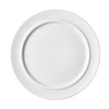 Rosenthal Cupola Weiss - Weiß: Speiseteller 26 cm - mit Gebrauchsspuren - sonst unbeschädigt - SONDERPREIS -