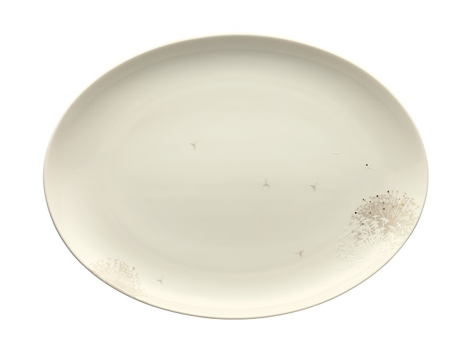 Rosenthal Curve Dandelion: Platte 35 cm (35 x 26 cm) Rosenthal Curve Dandelion: Platte 35 cm (35 x 26 cm)
