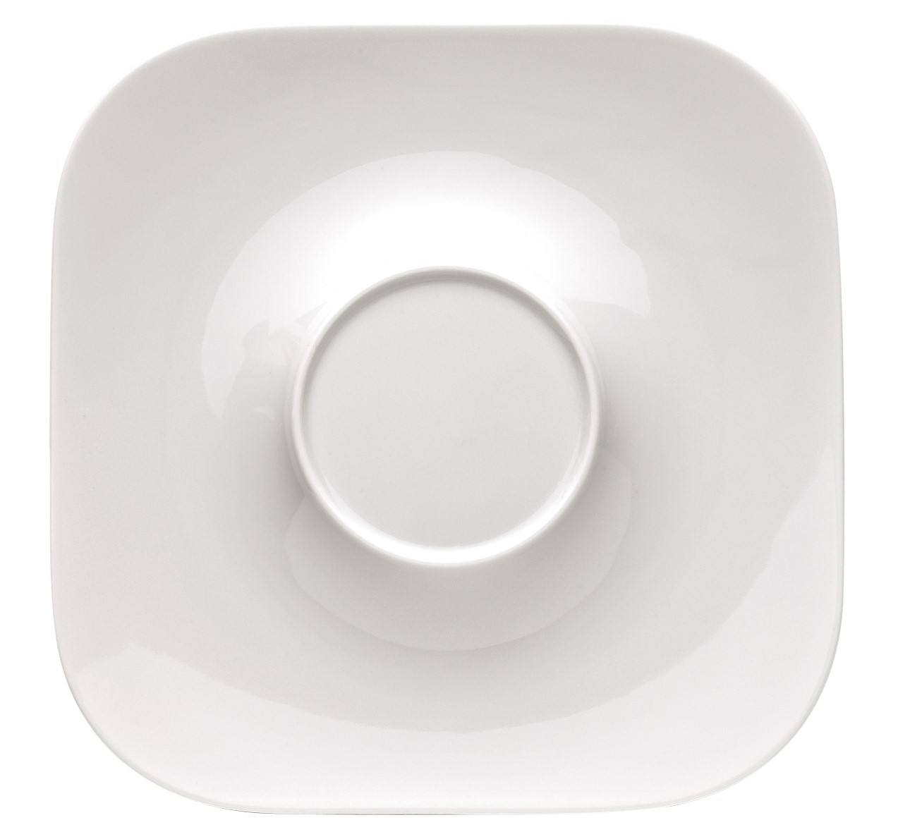 Rosenthal Free Spirit Weiss: Cafe au lait Untertasse 0,65 ltr., UT 19 cm quadratisch Rosenthal Free Spirit Weiss: Cafe au lait Untertasse 0,65 ltr., UT 19 cm quadratisch