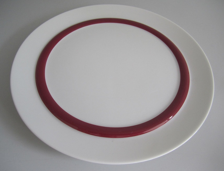 Rosenthal Cupola Rossa: Frühstücksteller 21 cm Rosenthal Cupola Rossa: Frühstücksteller 21 cm