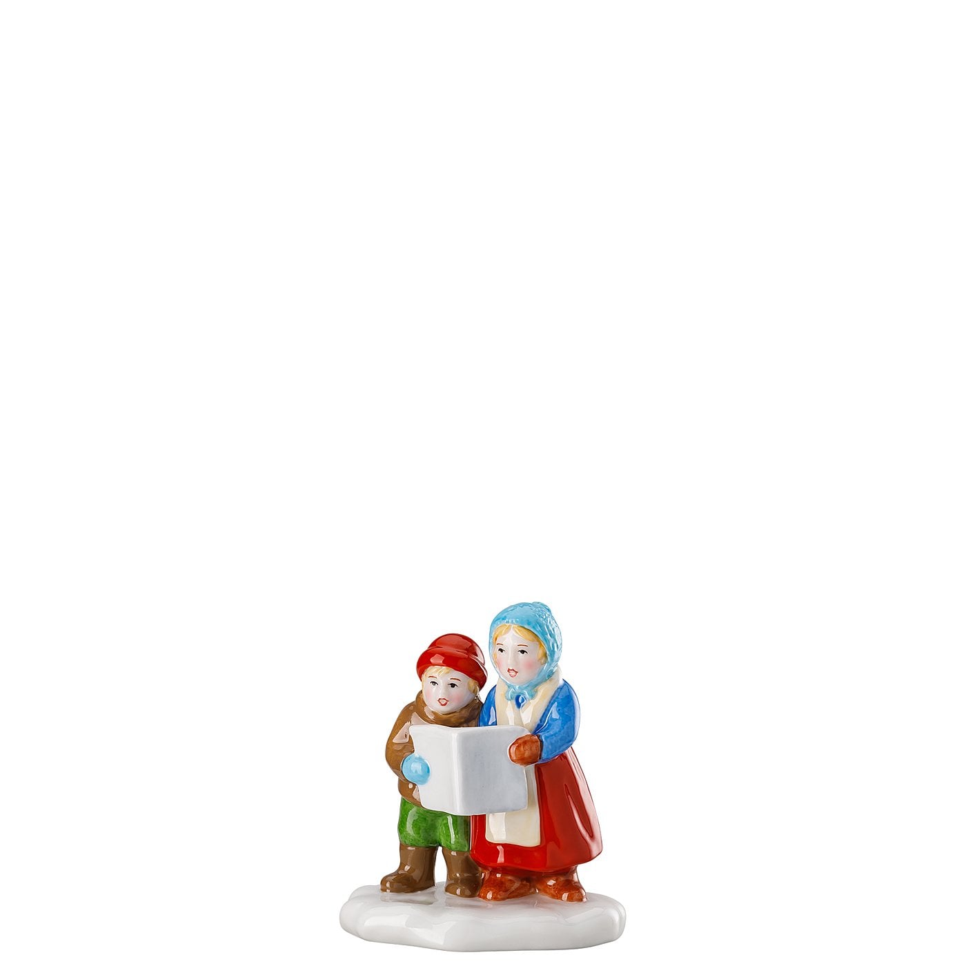 Hutschenreuther Sammelkollektion 2020 Weihnachtsbäckerei / Weihnachtsmarkt - Figuren: Singende Kinder (6,7 x 4,5 x 7,8 cm) Künstler Renáta