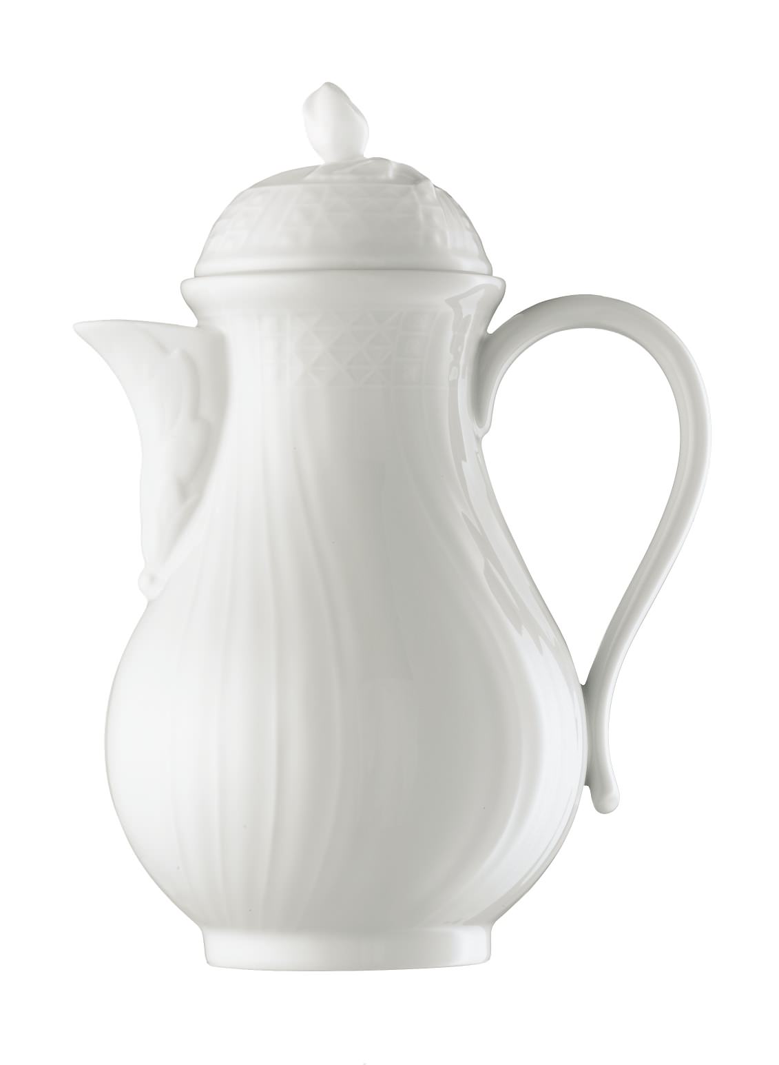Hutschenreuther Dresden Weiss - Weiß: Kaffeekanne f. 6 Personen 1,4 ltr. Hutschenreuther Dresden Weiss - Weiß: Kaffeekanne f. 6 Personen 1,4 ltr.