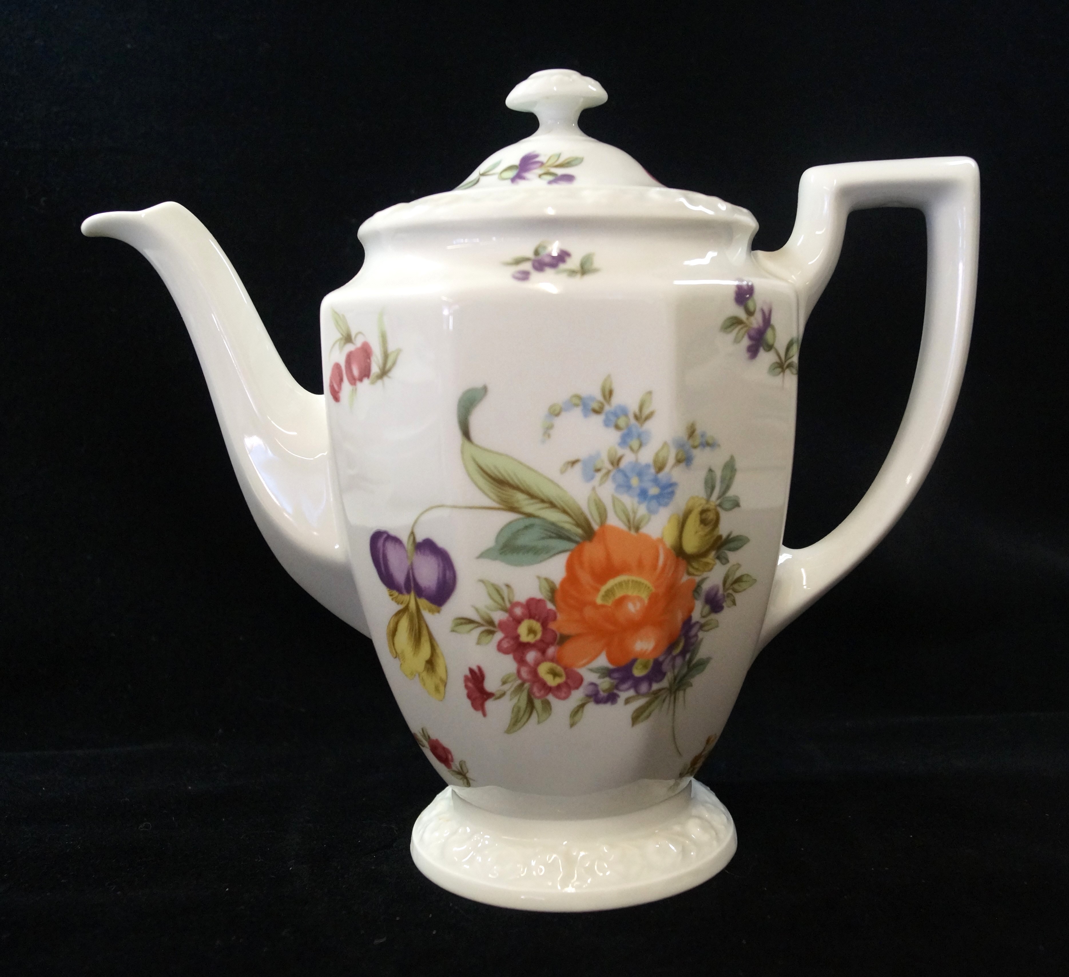Rosenthal Maria Sommerstrauss / Sommerstrauß: Kaffeekanne für 6 Personen 1,08 ltr.